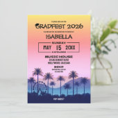 VIP Gradfest 2026 Feest Uitnodiging (Staand voorkant)