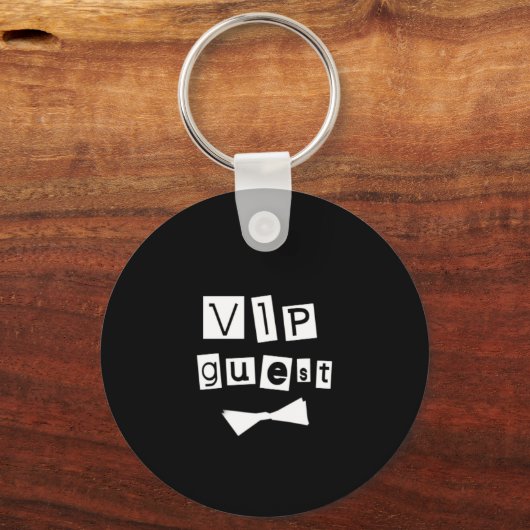 VIP Guest Bow Stropdas Sleutelhanger (Voorkant)