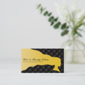 VIP Hair & Beauty Salons Visitekaartje (Staand voorkant)