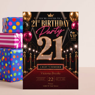 VIP Hollywood Red Carpet 21e verluistering Kaart