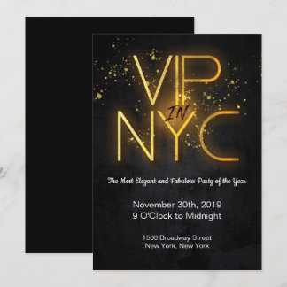 VIP in de Uitnodiging van de Partij NYC