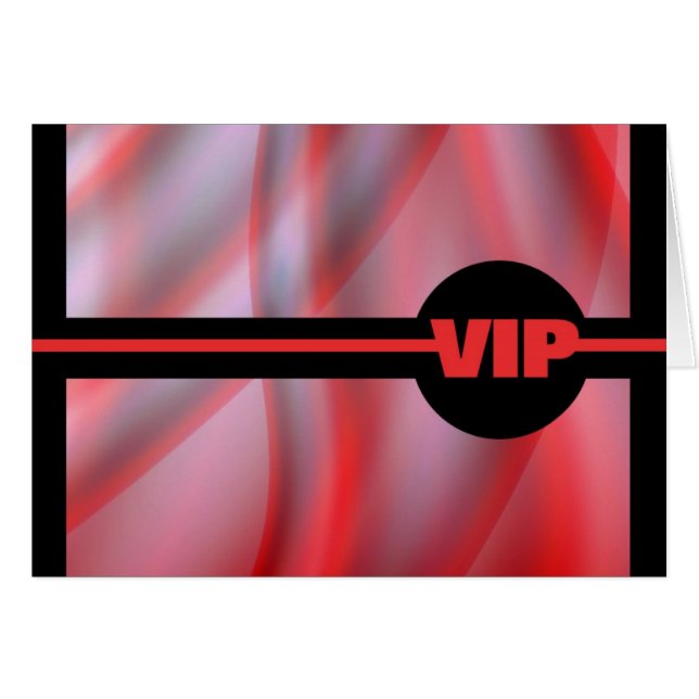 VIP-kaart (Voorkant Horizontaal)