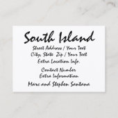 VIP-Kaart voor klanten / klanten door SRF Visitekaartje (Achterkant)