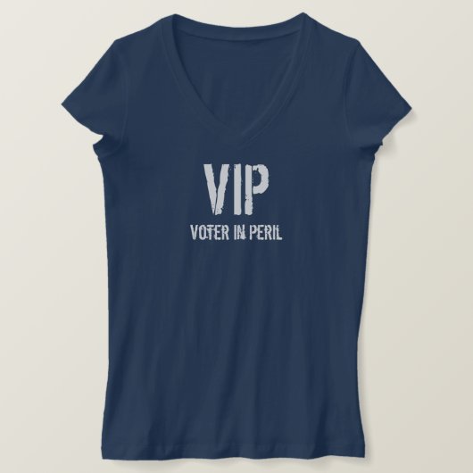 VIP-kiezer in Peril T-shirt (Design voorkant)