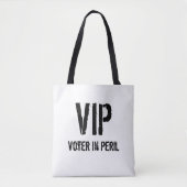 VIP-kiezer in Peril Tote Bag (Voorkant)