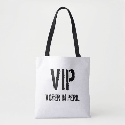 VIP-kiezer in Peril Tote Bag (Voorkant)