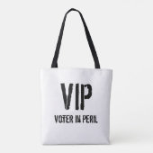 VIP-kiezer in Peril Tote Bag (Achterkant)