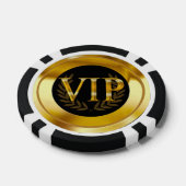 VIP Laurel Wreath Las Vegas goud zwart Poker Chips (Enkel)