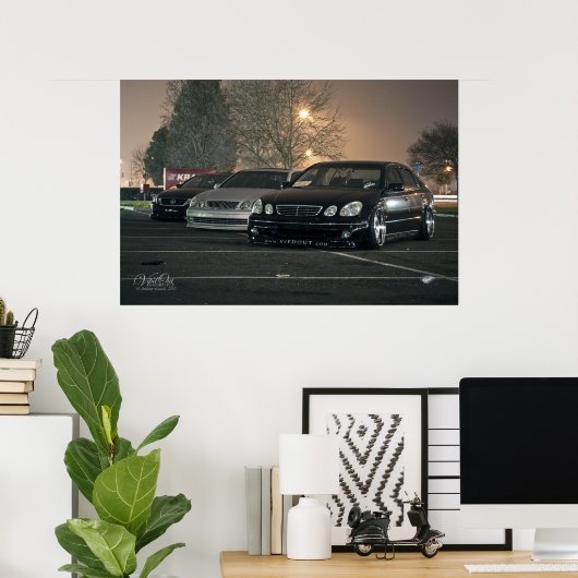 VIP Lexus GS x 3 Poster (Thuiskantoor)