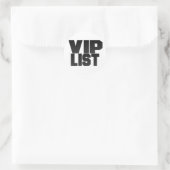 VIP-lijst Sticker Sheet (Tas)