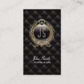 VIP Luxury Lawyer Dark visitekaartje (Voorkant)