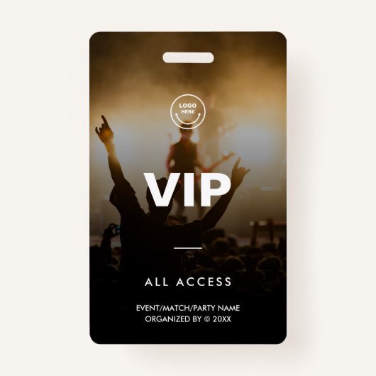 VIP Music Festival Match Party All Access Badge (Voorkant)