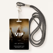 VIP Music Festival Match Party All Access Badge (Voorkant met draagriem)