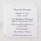 VIP-partij - speciale uitnodiging voor evenementen (Achterkant)