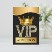 VIP-PAS KAART (Staand voorkant)