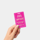 VIP-pas voor tienerverjaardag Badge (Handheld)