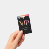 VIP-pas zwarte moderne glitter Badge (Handheld)