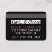 VIP Pass| Credit Kaart Foto Birthday Uitnodigingen (Achterkant)