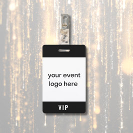VIP Pass Event Badge