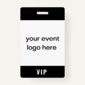 VIP Pass Event Badge (Voorkant)