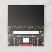 VIP Pass Hollywood Red Carpet Place Cards Plaatskaartje (Buitenkant ongevouwen)