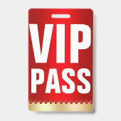 VIP PASS-ID-kaart | Speciale gast Badge (Front)