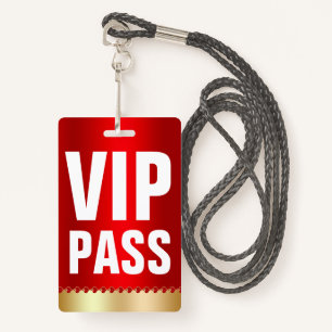 VIP PASS-ID-kaart   Speciale gast Badge