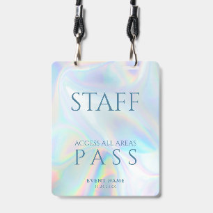 VIP-personeel All Access-pas concert holografisch Badge