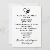 VIP PETS-toelatingsuitnodiging Kaart (Achterkant)