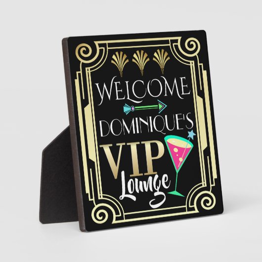VIP Plaque Fotoplaat (Voorkant)