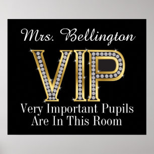 VIP-Poster van leerkrachten door SRF Poster