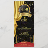 VIP, Red Carpet Birthday, Hollywood Birthday Menu (Voorkant)