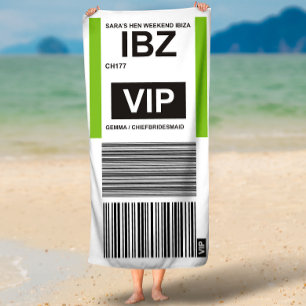 VIP REIS STRANDHANDBAD STRANDLAKEN