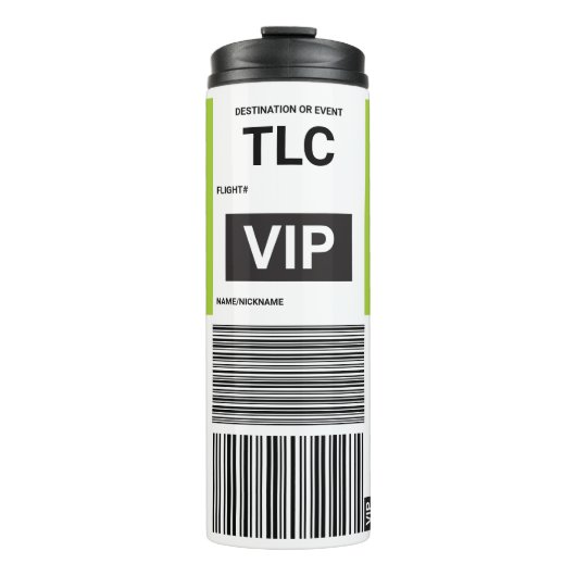VIP REIZEN THERMALE TUMBLER THERMOSBEKER (Voorkant)