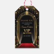VIP Rode Loper Hollywood Zwart Goud Verjaardagsfee