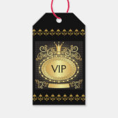 VIP Royal Elegant Monogram Cadeau Label - SRF Cadeaulabel (Voorkant)