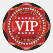 VIP - Royally Elegant Sticker - SRF (Voorkant)