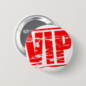 VIP rubberstempel effect Ronde Button 5,7 Cm (Voorkant /achterkant)