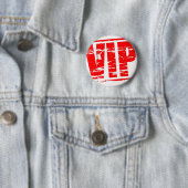 VIP rubberstempel effect Ronde Button 5,7 Cm (In situ)