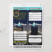 VIP-schaatspartij-uitnodigingen Kaart (Voorkant)