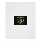 Vip semiglanzend poster te koop. (Voorkant)