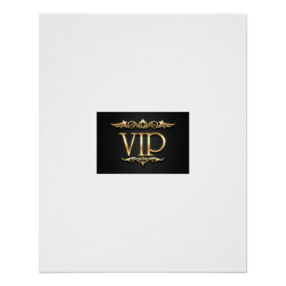 Vip semiglanzend poster te koop.