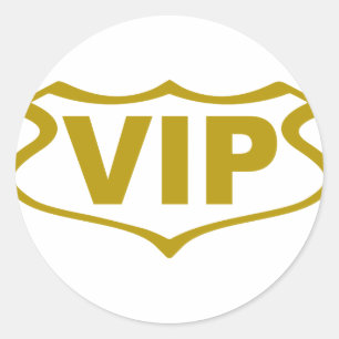 Vip-shield-.png Ronde Sticker