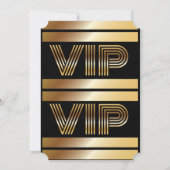 VIP SOCCER ALL TOEGANG Gold Pass Badge Uitnodiging (Achterkant)