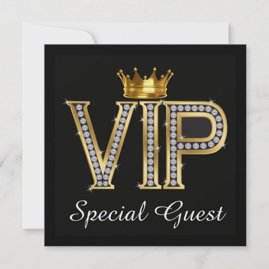 VIP speciale gast 2 - Uitnodiging (Voorkant)