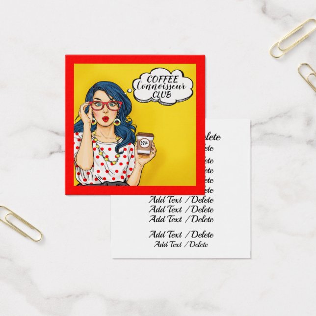 VIP Square Business, Cadeau, Bericht Kaarten & Mee Vierkante Visitekaartjes (Kantoor)