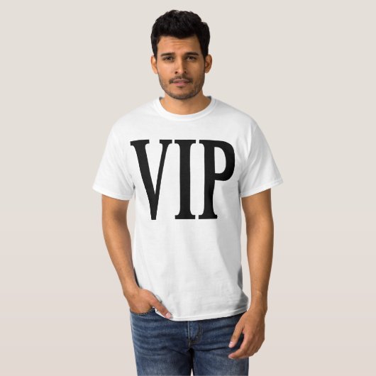 VIP T Shirt Light (Voorkant volledig)