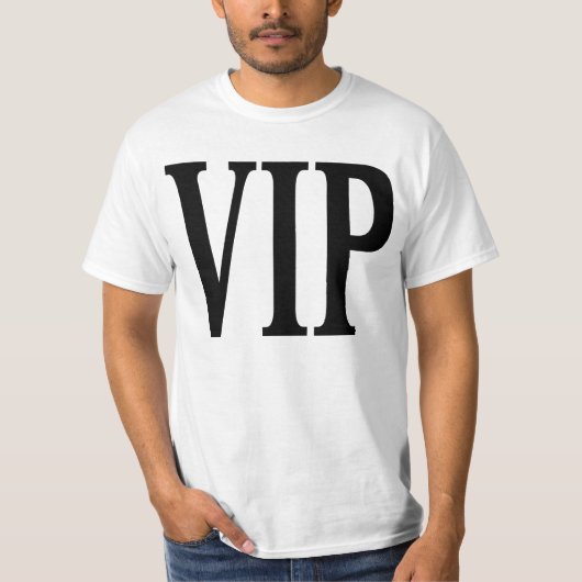 VIP T Shirt Light (Voorkant)