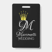 VIP Team Bride Badge (Achterkant)