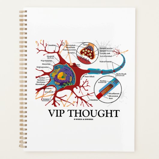 VIP Thought Neuron Synapse Neurotransmitter Humor Planner (Voorkant)
